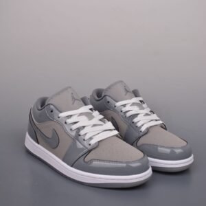 Air Jordan 1 Low cool Grey Feet AJ1 Joe 1 low-cut casual skate shoes